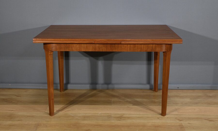 Table à rallonges Scandinave en Teck - 1960 – Image 2